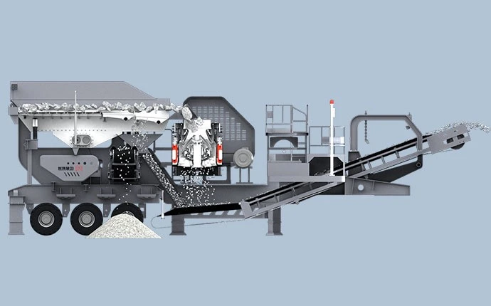 Working Principle of Mobile Cone Crusher